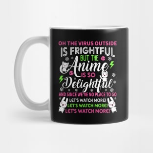 Funny Anime Christmas Sweater Mug